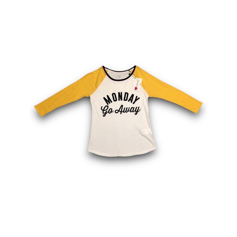 Bongo Women's "Monday Go Away" Graphic Shirt - Small